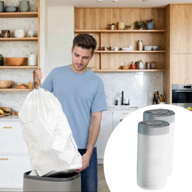 Prügikotid 30 L Valge