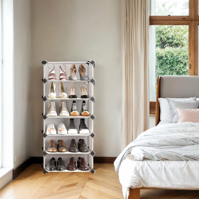 Jalatsikarbid 31 x 43 x 173 cm Valge