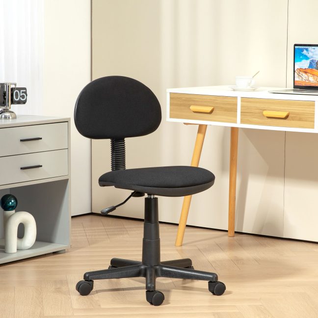 Must kontoritool 43x51x73-85 cm