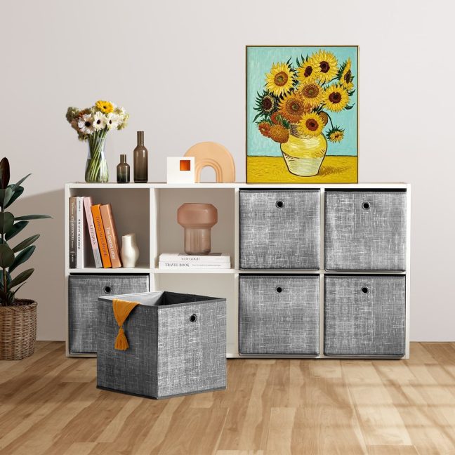 Hoiukorv 6-osaline komplekt 30 x 30 x 30 cm Hall