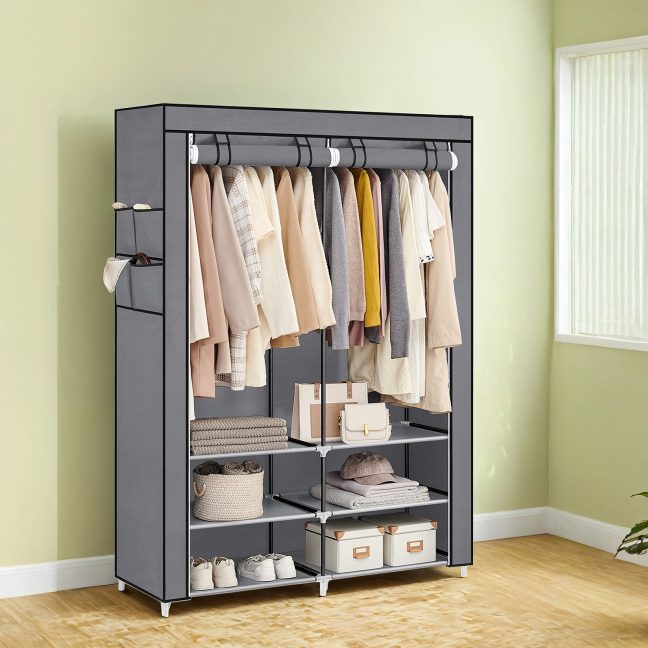 Riidest riidekapp 45 x 127 x 176 cm Hall