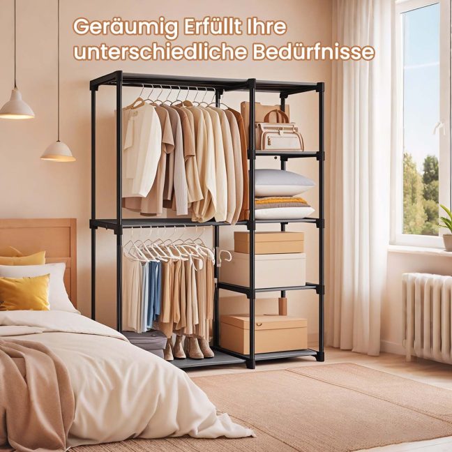 Avatud riidekapp 112 x 43 x 165 cm Hall