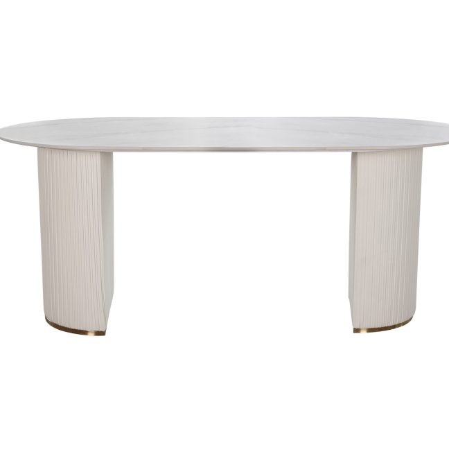 Ovaalne söögilaud Modig Valge