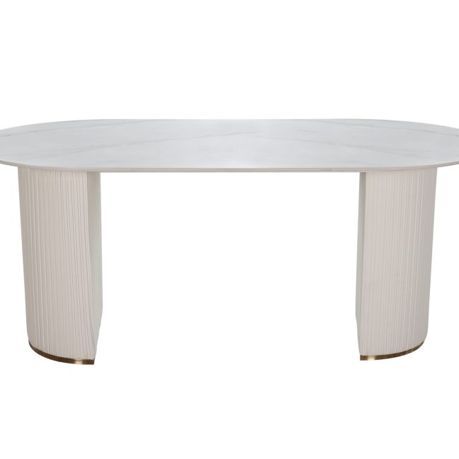 Ovaalne söögilaud Modig Valge