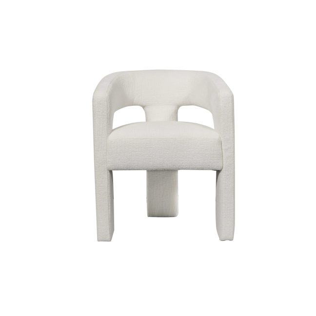 Polsterdatud tool Leith Valge