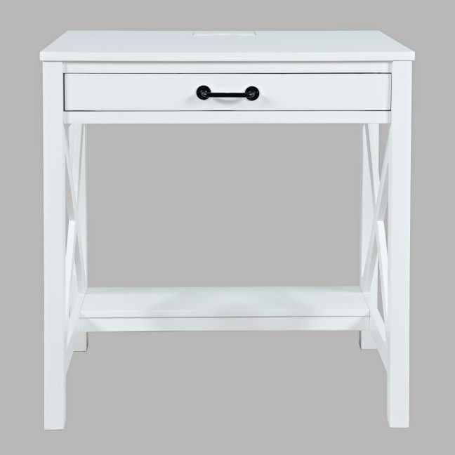 Kirjutuslaud sahtliga Avola Valge