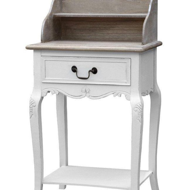 Öökapp Rimini Valge Valge/Pruun