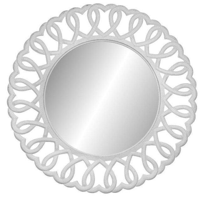 Peegel Rimini White Valge