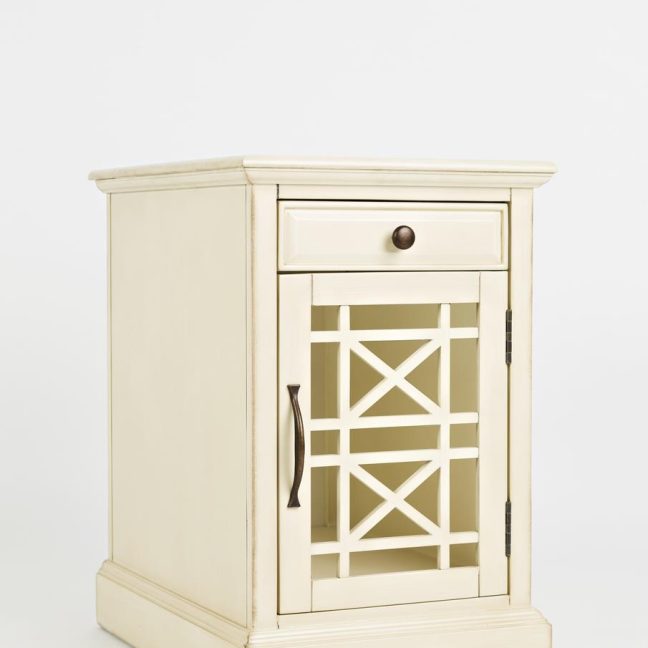 Öökapp Avola 30.5×49.5×39.5 cm Kreemjas