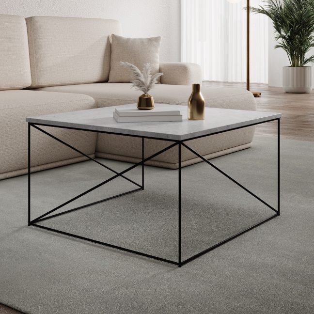 Kohvilaud Nelia 75x43x75 cm Must