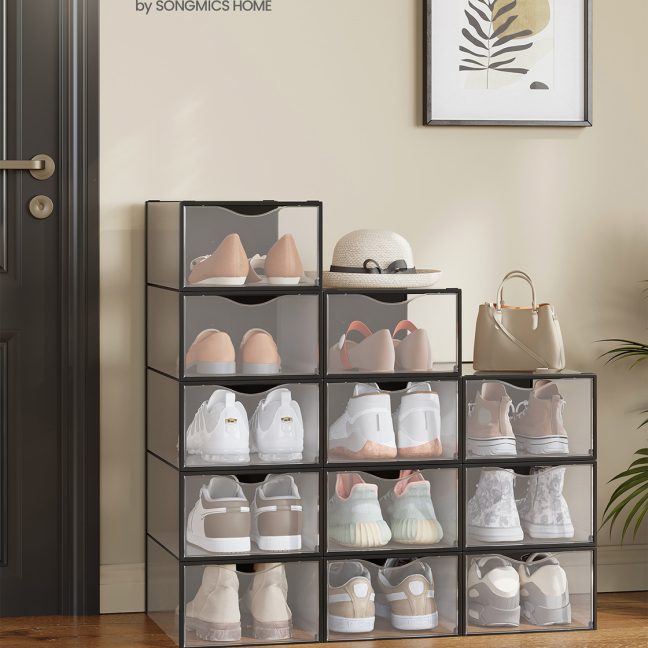 Kingakarbid 33.2x23x14.5 cm Läbipaistev Must