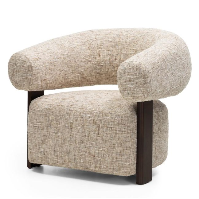 Disain tugitool MONIQUE 80x92x80 beež