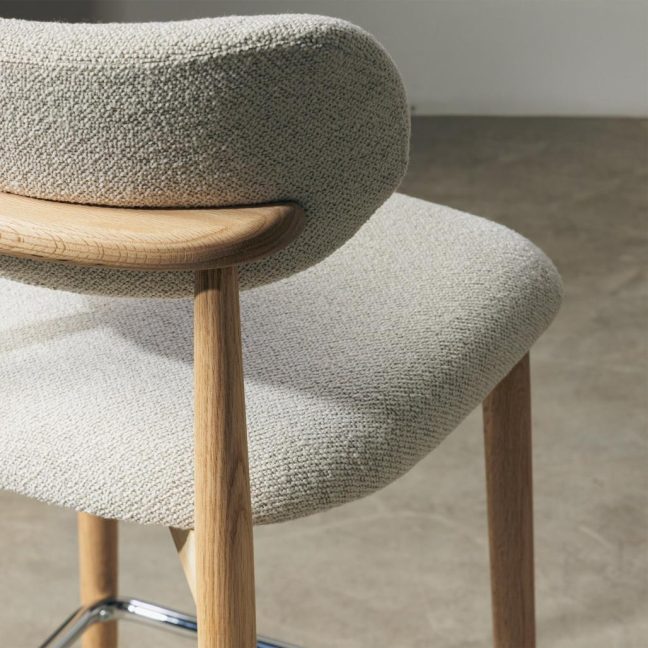 Baaritool MIA 47x51.5x96.5 kreemjas