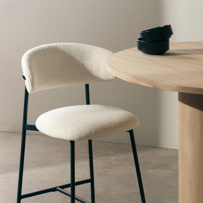 Baaripukk LORO 53x51.5x94 valge must