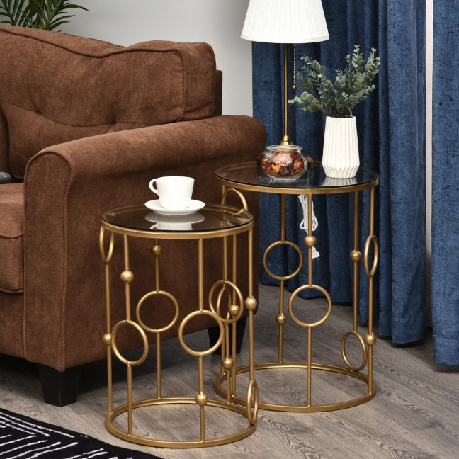 Abilauad 2 tk 41x57 cm Kuldne