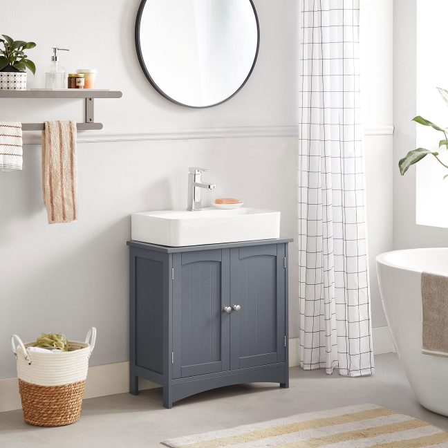 Vannitoa põrandakapp 60x30x60 cm hall