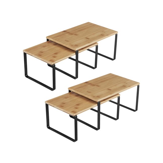 Köögiriiulid 4tk 30x20x15cm helepruun