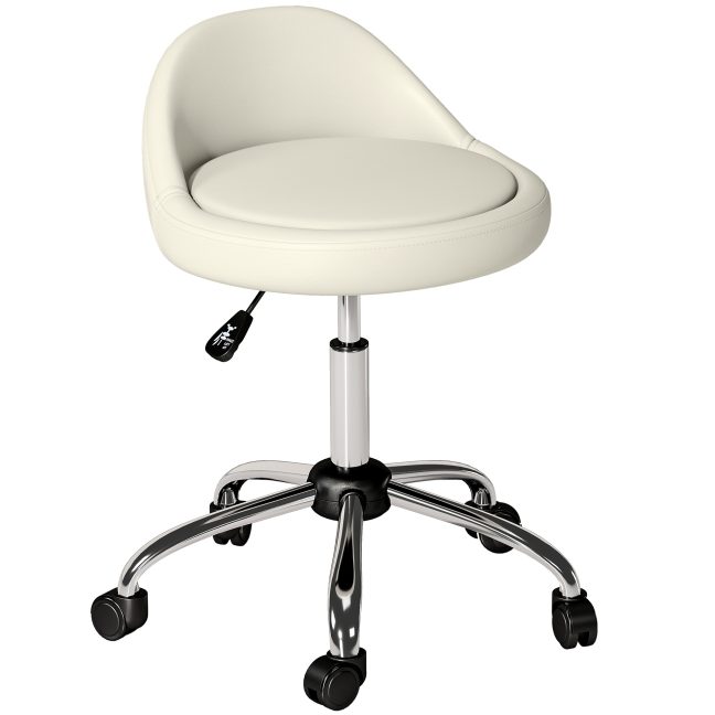 Valge kontoritool 50x63-83 cm