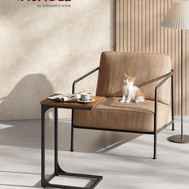 Metallist diivanilaud 40x30x62 cm Pruun