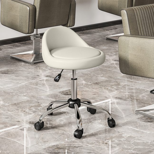 Valge kontoritool 50x63-83 cm