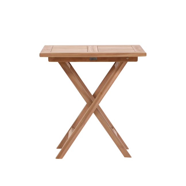 Kokkupandav laud Kenya 70x70 cm tiikpuu