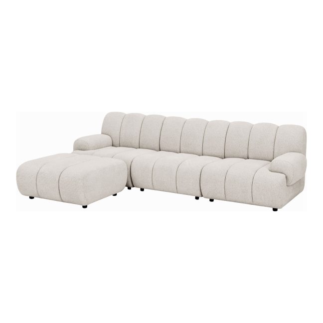 Nurgadiivan vasakpoolne Taza 276x95x77 cm