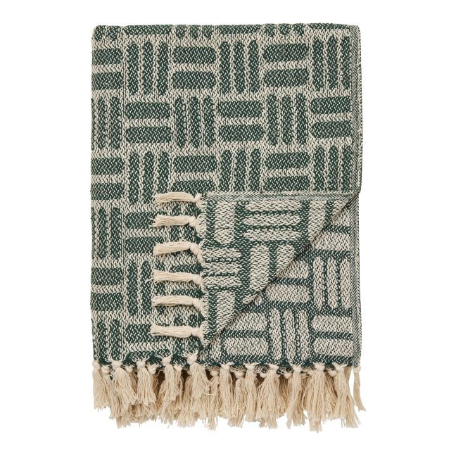 Pleed 130x180 cm Roheline Puuvill