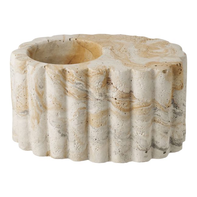 Küünlajalg 10.5x6 cm Pruun Beež Tsement