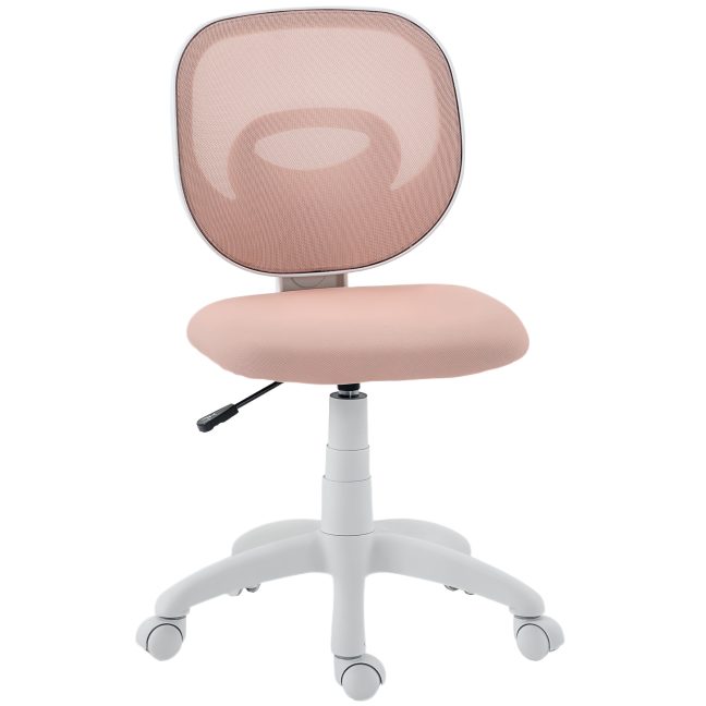 Roosa kontoritool 53x59.5x81-89 cm