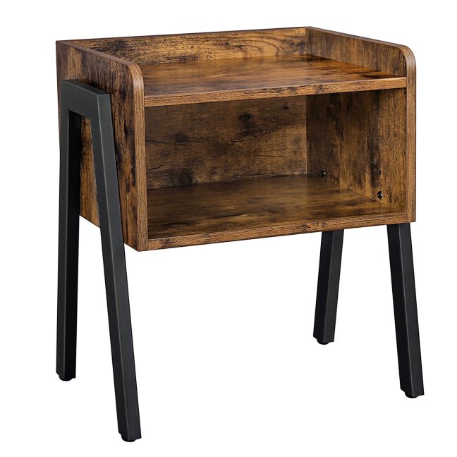 Öökapp riiuliga 46x35x51.5cm pruun