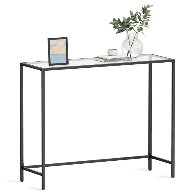 Konsoollaud must 100x35x80cm