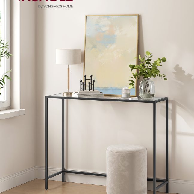 Konsoollaud must 100x35x80cm