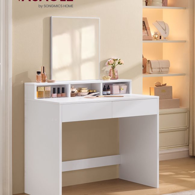 Tualettlaud 80x40x140 cm valge