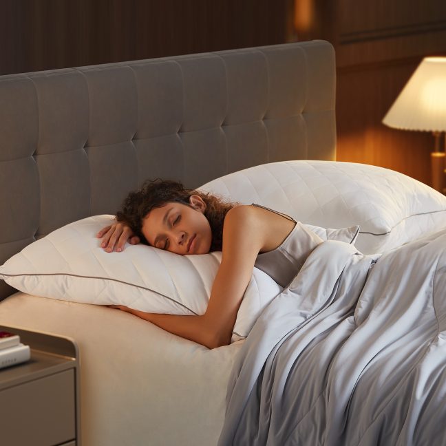 Padi 2 tk 80x80x18 cm Valge