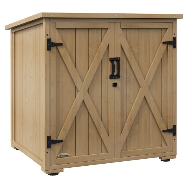 Aiakuur puidust 775x88x90 cm pruun