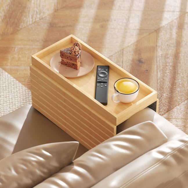 Diivani käetoe alus 45x33.5x3 cm bambus