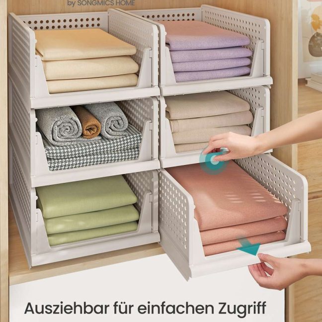 Garderoobi korraldaja 43x33x18.5 cm valge