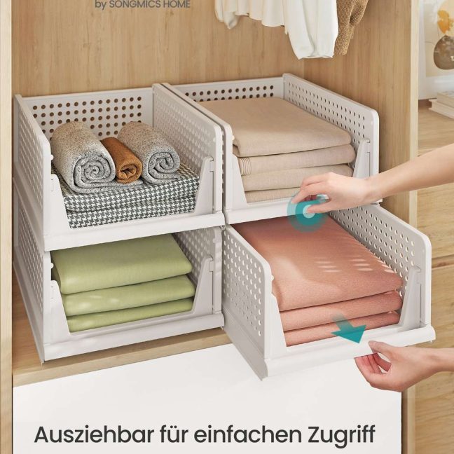 Garderoobi korraldaja 43x33x18.5 cm valge