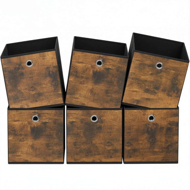 Mänguasjakastid 33x33x33 cm pruun