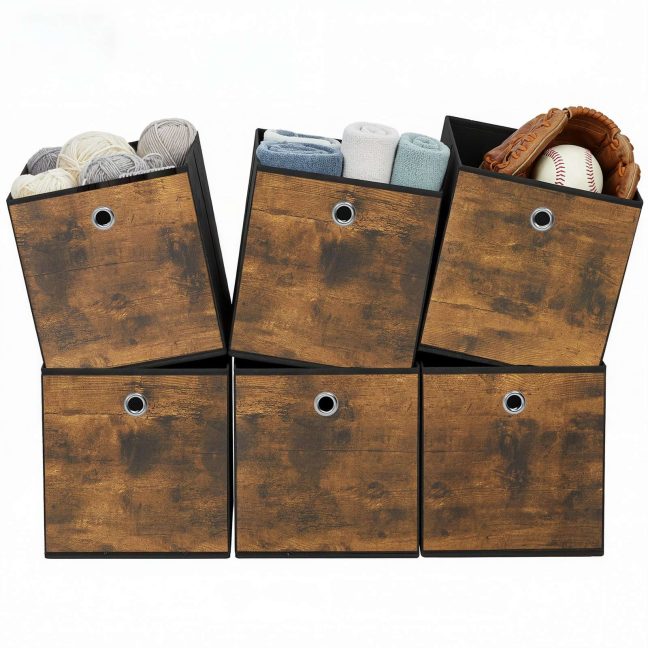 Mänguasjakastid 33x33x33 cm pruun