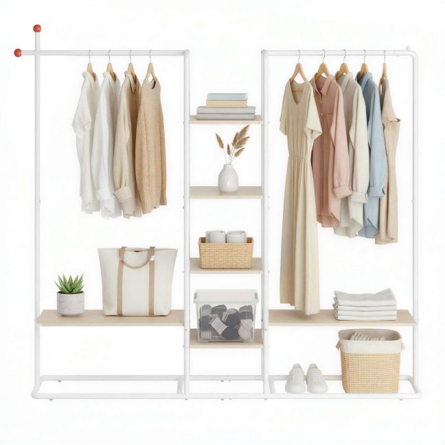 Riidenagi 33.8x163.6x175.3 cm beež