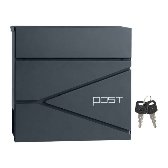 Postkast võtmega 10.5x37x37 cm Hall