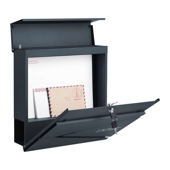 Postkast võtmega 10.5x37x37 cm Hall