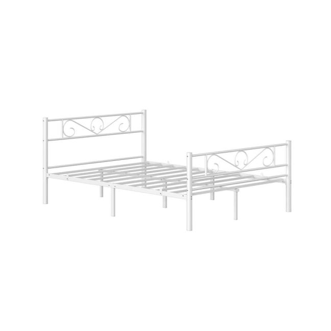 Kaheinimesevoodi 207x141.5x86.2 cm Valge