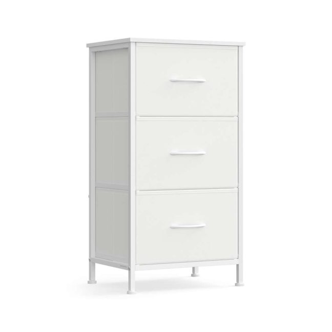 Kitsas kummut 30x39.6x73.7 cm Valge