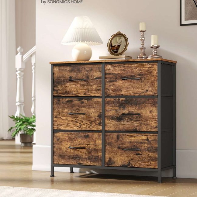 Sahtlitega kummut 30x76.7x73.7 cm Pruun