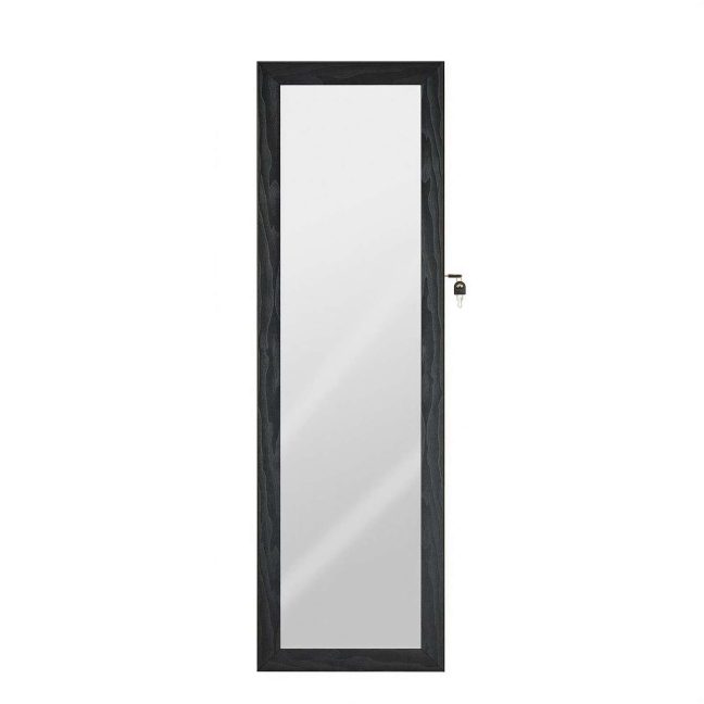 Ehtekapp seinale 37x10x120 cm Must