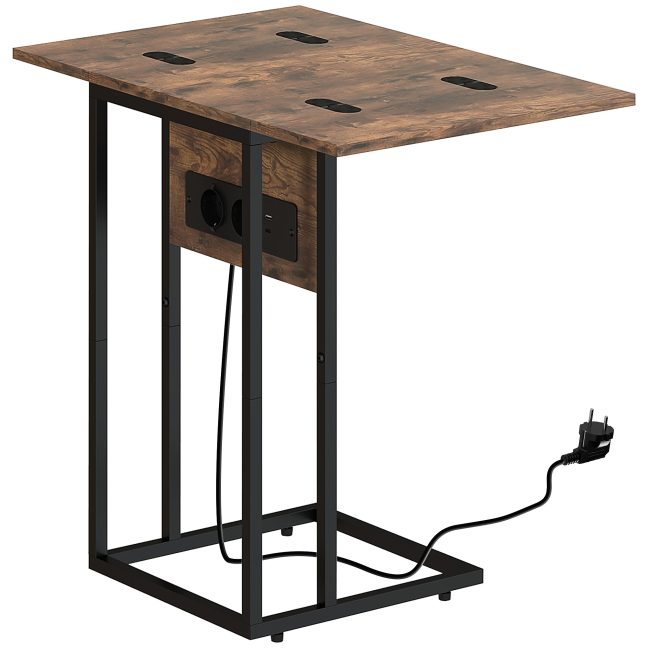 Abilaud kokkupandav 39x29x57 cm pruun metall