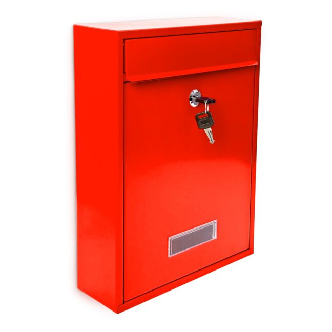 Postkast, 26.5x8.5x35 cm, Metall
