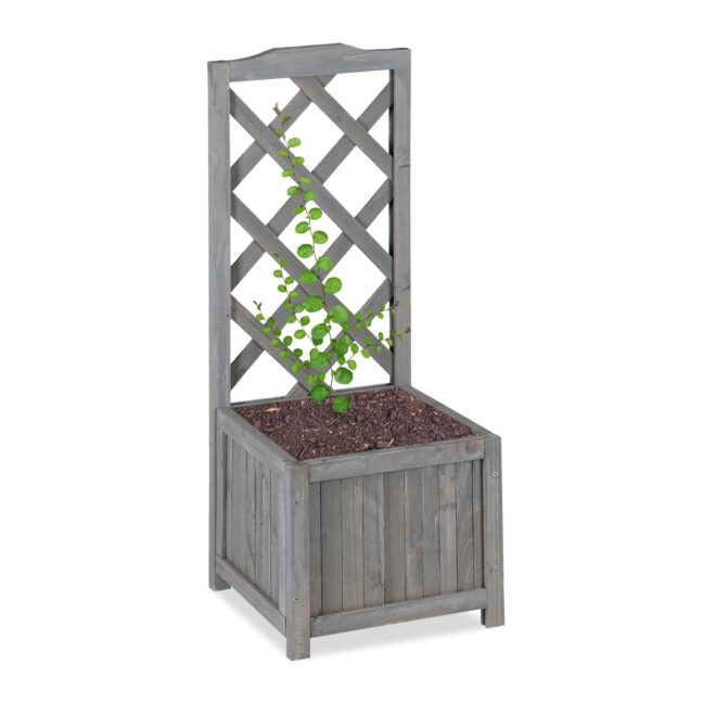 Istutuskast trellisega 150x70x30 cm hall